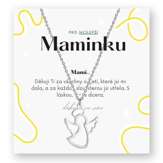 Sada pro maminku - Andílek řetízek