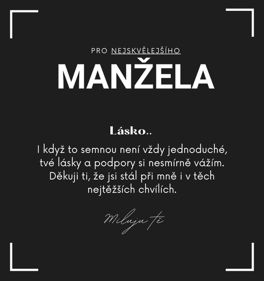 Věnování - Nejskvělejší manžel